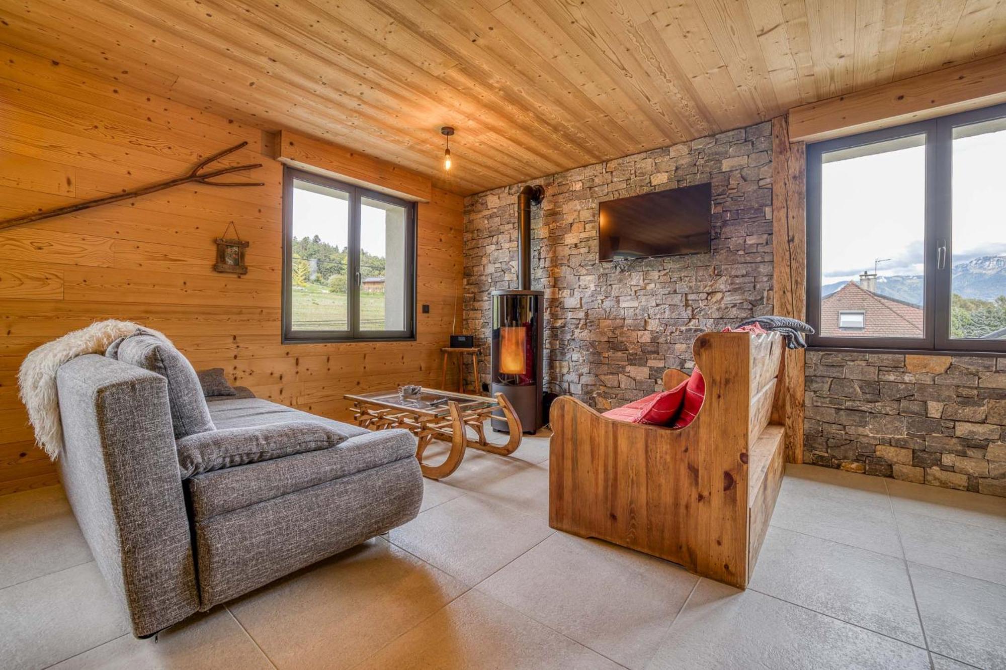 Apartmán L'Ecureuil, Chez Le Charpentier D'Antan, La Chaleur Du Bois, Le Calme De La Campagne Epagny Metz-Tessy Exteriér fotografie